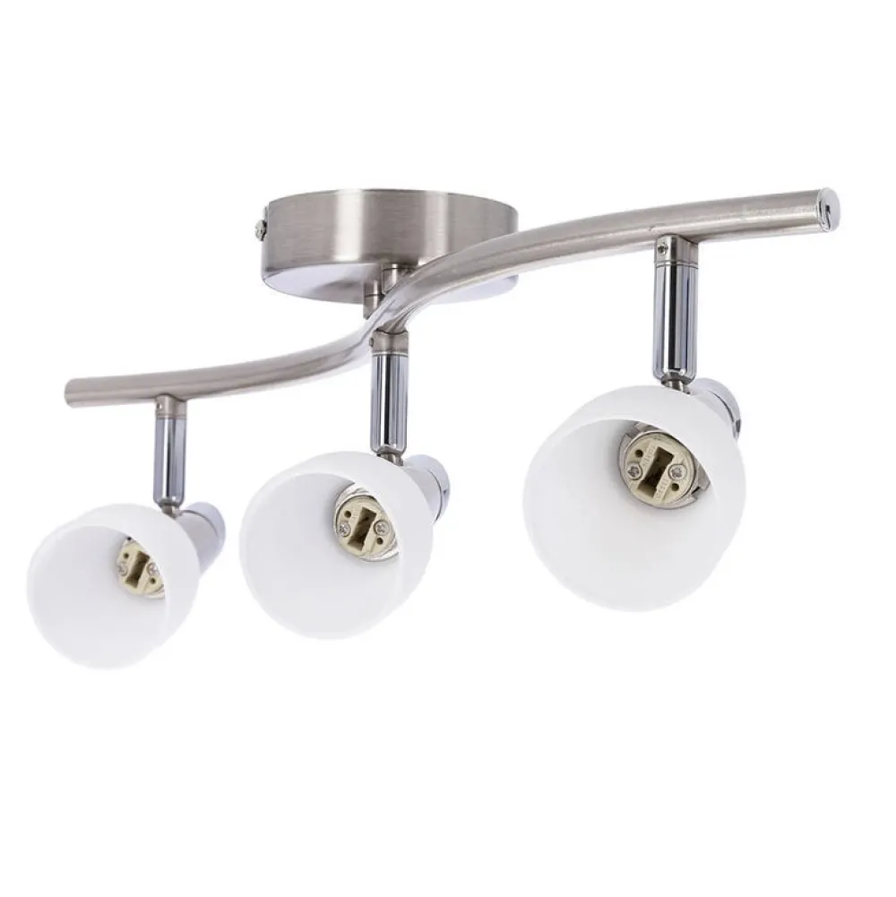 Oświetlenie Pokoju Dziecięcego|Oświetlenie Przedpokoju>Candellux Lighting Lampa sufitowa do sypialni SELIA listwa 3xG9 40W chrom biały