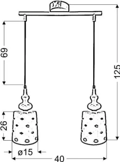 Oświetlenie Przedpokoju|Oświetlenie Jadalni>Candellux Lighting Lampa sufitowa Hamp E27 biały