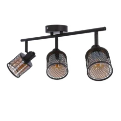 Oświetlenie Przedpokoju|Oświetlenie Jadalni></noscript>Candellux Lighting Lampa sufitowa kawowe złoto klosz bursztyn 3xE14 Canabera