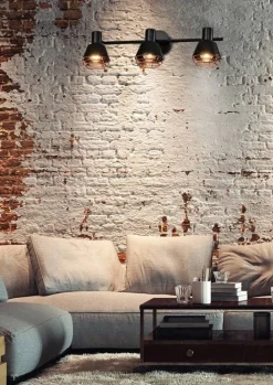 Oświetlenie Przedpokoju|Oświetlenie Sypialni>Candellux Lighting Lampa sufitowa Neria czarna klosz miedziany 3xE14