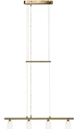 Oświetlenie Przedpokoju|Oświetlenie Sypialni>Candellux Lighting Lampa sufitowa Parma 4*40W G9 złoto patyna