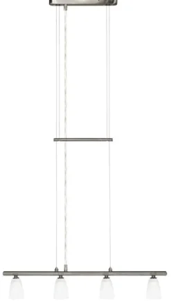 Oświetlenie Sypialni|Oświetlenie Salonu>Candellux Lighting Lampa sufitowa Parma 4*40W G9 nikiel matowy