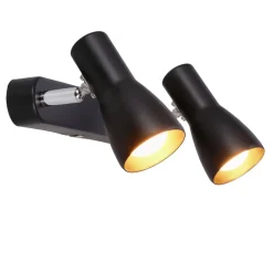 Oświetlenie Pokoju Dziecięcego|Oświetlenie Sypialni>Candellux Lighting Lampa sufitowa Picardo listwa czarna 2x40W