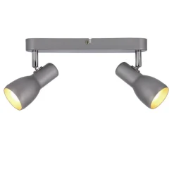 Oświetlenie Pokoju Dziecięcego|Oświetlenie Sypialni></noscript>Candellux Lighting Lampa sufitowa Picardo listwa srebrna 2x40W