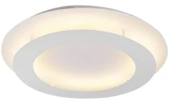 Oświetlenie Przedpokoju|Oświetlenie Łazienki>Candellux Lighting Lampa sufitowa plafon biały 40cm LED Merle