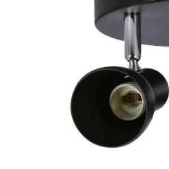 Oświetlenie Pokoju Dziecięcego|Oświetlenie Sypialni></noscript>Candellux Lighting Lampa sufitowa plafon czarny mat regulowany Picardo