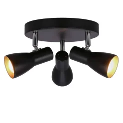 Oświetlenie Pokoju Dziecięcego|Oświetlenie Sypialni></noscript>Candellux Lighting Lampa sufitowa plafon czarny mat regulowany Picardo