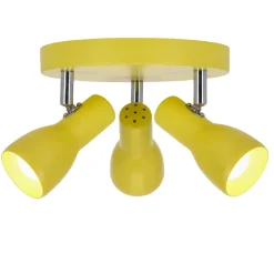 Oświetlenie Pokoju Dziecięcego|Oświetlenie Sypialni></noscript>Candellux Lighting Lampa sufitowa plafon musztardowy regulowany 3xE14 Picardo