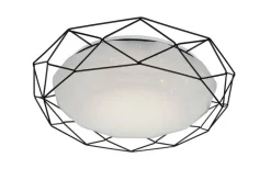 Oświetlenie Przedpokoju|Oświetlenie Sypialni>Candellux Lighting Lampa sufitowa plafon 16W LED 3000K czarny SVEN