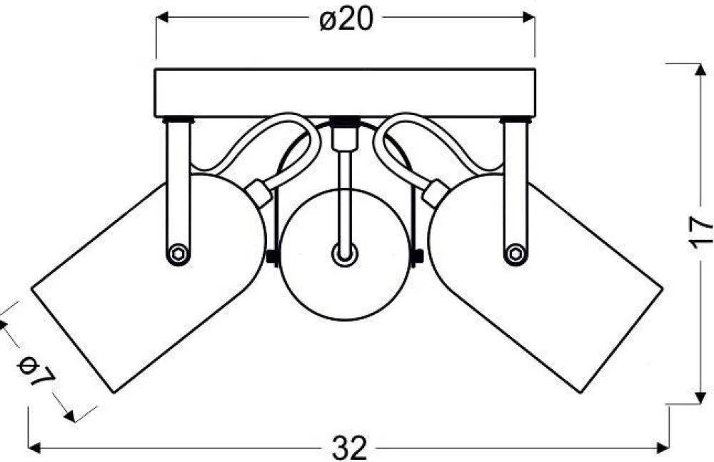 Oświetlenie Pokoju Dziecięcego|Oświetlenie Przedpokoju>Candellux Lighting Lampa sufitowa plafon 3X40W E14 szary GRAY