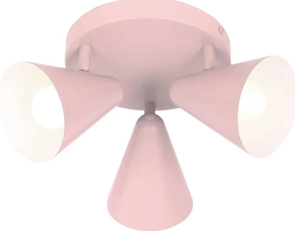 Oświetlenie Pokoju Dziecięcego|Lampy Sufitowe>Candellux Lighting Lampa sufitowa plafon 3X40W E14 jasny róż AMOR