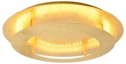 Oświetlenie Przedpokoju|Oświetlenie Łazienki>Candellux Lighting Lampa sufitowa plafon złoty 50cm LED Merle