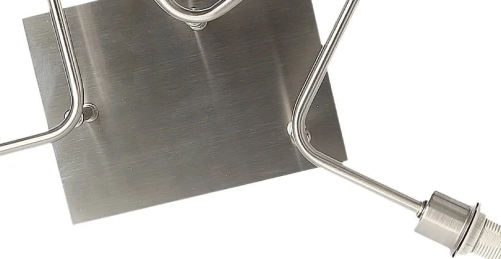 Oświetlenie Przedpokoju|Oświetlenie Jadalni>Candellux Lighting Lampa sufitowa satyna nikiel tkany abażur 6x40W Sax