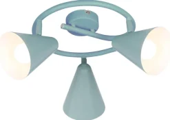 Lampy Sufitowe|Oświetlenie Pokoju Dziecięcego>Candellux Lighting Lampa sufitowa spirala 3X40W E14 szary mat AMOR