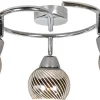 Oświetlenie Przedpokoju|Oświetlenie Jadalni>Candellux Lighting Lampa sufitowa spirala 3X10W E14 LED chrom FORT