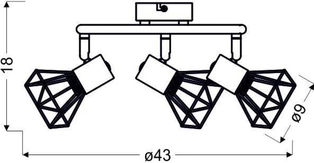 Oświetlenie Jadalni|Oświetlenie Sypialni>Candellux Lighting Lampa sufitowa spirala 3X40W E14 matowy szary VERVE
