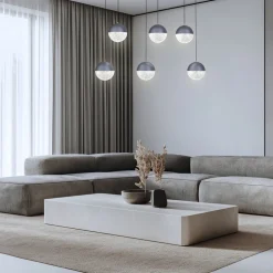 Oświetlenie Sypialni|Oświetlenie Salonu>Apeti LAMPA SUFITOWA WISZĄCA FURNI CZARNY 4000K