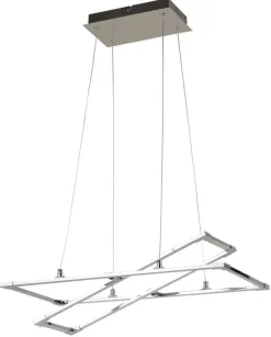 Oświetlenie Sypialni|Oświetlenie Salonu>Apeti LAMPA SUFITOWA WISZĄCA KSEROS LED SREBRNO SZARY 4000K