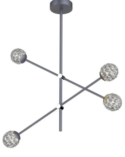 Oświetlenie Sypialni|Oświetlenie Salonu>Apeti LAMPA SUFITOWA WISZĄCA PAKSOS G9 LED SZARY