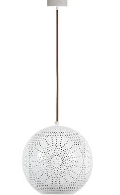 Oświetlenie Przedpokoju|Oświetlenie Jadalni>Candellux Lighting Lampa sufitowa wisząca 60W E27 ażurowy biały BENE