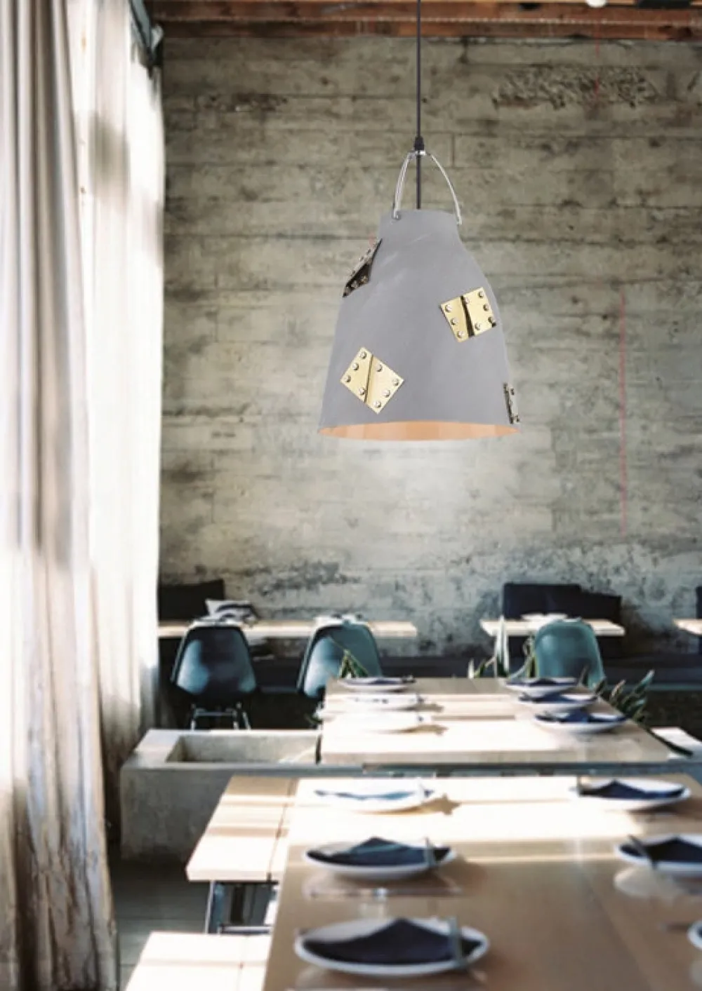 Oświetlenie Przedpokoju|Oświetlenie Jadalni>Candellux Lighting Lampa sufitowa wisząca 1X60W E27 szary + złoty PATCH