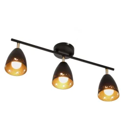 Oświetlenie Przedpokoju|Oświetlenie Jadalni>Candellux Lighting Lampa sufitowa 3xE14 70cm COTY LISTWA CZARNY