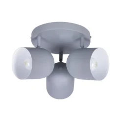 Oświetlenie Przedpokoju|Oświetlenie Jadalni></noscript>Candellux Lighting Lampa sufitowa 3xE27 szara 32cm AZURO