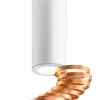 Oświetlenie Jadalni|Oświetlenie Kuchni>Candellux Lighting Lampa sufitowa złoty+biały 6x20cm Tuba