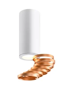 Oświetlenie Jadalni|Oświetlenie Kuchni>Candellux Lighting Lampa sufitowa złoty+biały 6x20cm Tuba