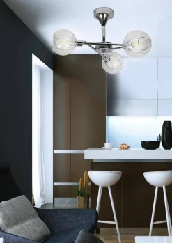 Oświetlenie Jadalni|Oświetlenie Kuchni>Candellux Lighting Lampa trzypunktowa wisząca Ozzo 3xE14