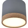 Oświetlenie Przedpokoju|Oświetlenie Łazienki>Candellux Lighting Lampa tuba sufitowa LED 9W szara 8,8x7,5cm
