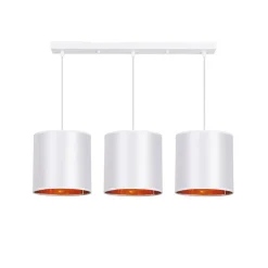 Oświetlenie Jadalni|Oświetlenie Kuchni>Candellux Lighting Lampa wisząca biała listwa 3xE27 Atlanta