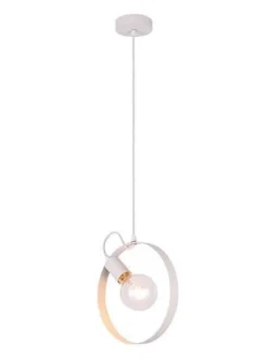 Oświetlenie Jadalni|Oświetlenie Sypialni>Ledea Lampa wisząca biała metalowa Nexo