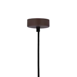 Oświetlenie Przedpokoju|Oświetlenie Jadalni></noscript>Ledea Lampa wisząca brązowa metal / drewno E27 Flen