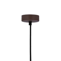 Oświetlenie Przedpokoju|Oświetlenie Jadalni></noscript>Ledea Lampa wisząca brązowa metal / drewno E27 Flen