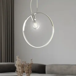 Oświetlenie Jadalni|Oświetlenie Kuchni>Apeti Lampa wisząca czarna Skiros 1xE27 + LED