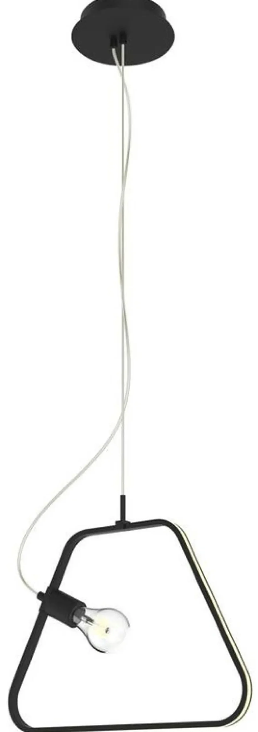 Oświetlenie Jadalni|Oświetlenie Kuchni>Apeti Lampa wisząca czarna LED na lince Ikaria