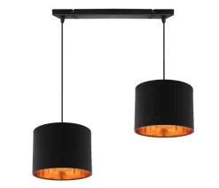 Oświetlenie Jadalni|Oświetlenie Kuchni>Candellux Lighting Lampa wisząca czarna 2xE27 Candida