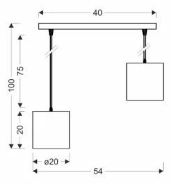 Oświetlenie Jadalni|Oświetlenie Kuchni></noscript>Candellux Lighting Lampa wisząca czarna 2xE27 Candida