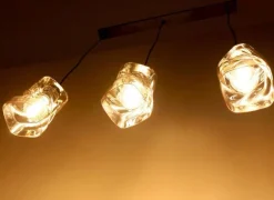 Oświetlenie Przedpokoju|Oświetlenie Jadalni></noscript>Candellux Lighting Lampa wisząca czarna/bursztynowa listwa 3xE27 Felis