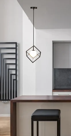 Oświetlenie Jadalni|Oświetlenie Kuchni>Ledea Lampa wisząca czarno-złota 15cm Weert