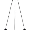Oświetlenie Sypialni|Oświetlenie Salonu>Candellux Lighting Lampa wisząca czarno-złota matowa sufitowa 3x40W More