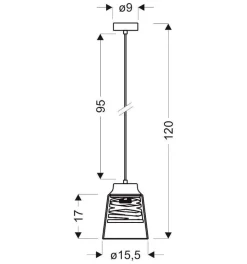 Oświetlenie Przedpokoju|Oświetlenie Jadalni></noscript>Candellux Lighting Lampa wisząca czarno-złota szklany klosz 60W E27 Fresno