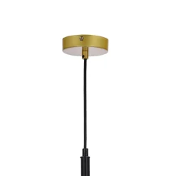 Oświetlenie Jadalni|Oświetlenie Kuchni></noscript>Candellux Lighting Lampa wisząca czarny mat złota 3 Duo