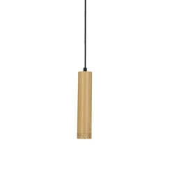 Lampy Wiszące|Oświetlenie Przedpokoju></noscript>Candellux Lighting Lampa wisząca drewniana oprawa 25W GU10 25cm Tubo