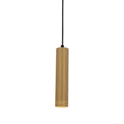Lampy Wiszące|Oświetlenie Przedpokoju></noscript>Candellux Lighting Lampa wisząca drewniana oprawa 25W GU10 25cm Tubo