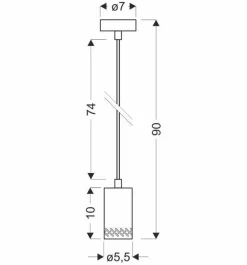 Oświetlenie Przedpokoju|Oświetlenie Jadalni></noscript>Candellux Lighting Lampa wisząca drewniana oprawa 1xGU10 10cm Tubo