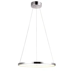 Oświetlenie Jadalni|Oświetlenie Kuchni>Candellux Lighting Lampa wisząca LED 18W ring Lune okrągła 29cm chrom