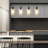 Oświetlenie Przedpokoju|Oświetlenie Sypialni>Candellux Lighting Lampa wisząca listwa czarno/brązowa 4xE27 Bistro