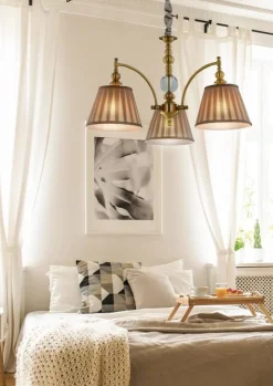 Oświetlenie Przedpokoju|Oświetlenie Jadalni>Candellux Lighting Lampa wisząca patynowa żyrandol 3 Austin